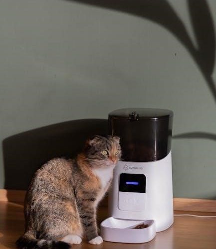 automatic pet feeder manual pdf